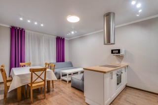 stylish 3-room apartment to let modern complex St-Petersburg